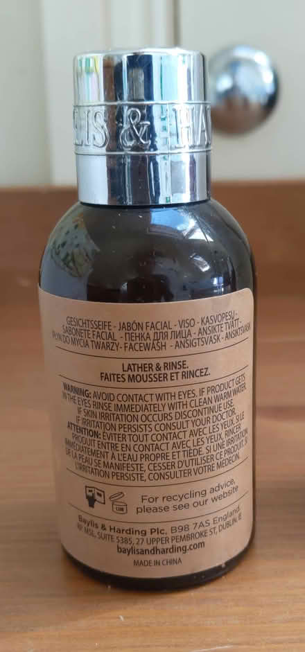Photo of free Face/Body/Hair Wash + Facial Scrub (London SE7 - Charlton) #2