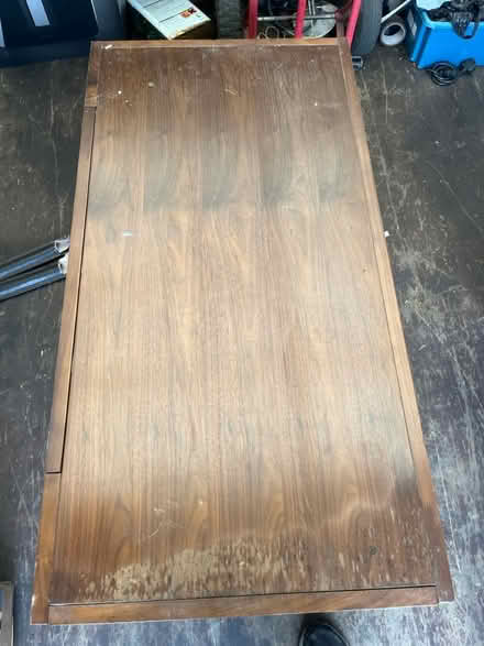 Photo of free Table x White Leather Sofas (Crystal Palace SE26) #2