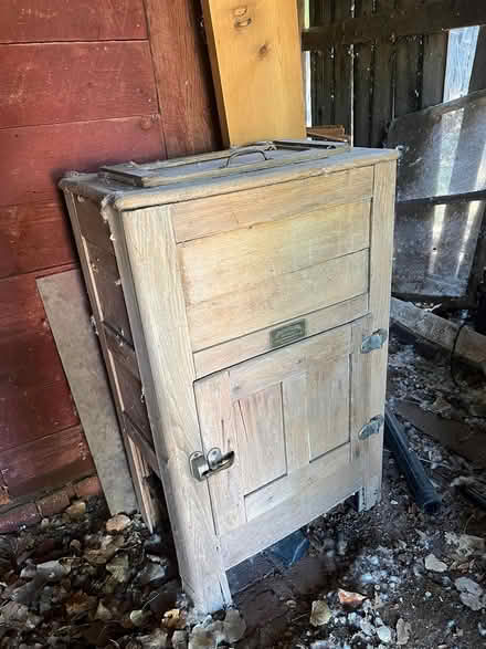 Photo of free Vintage Wooden Icebox (Canyon Rd) #1