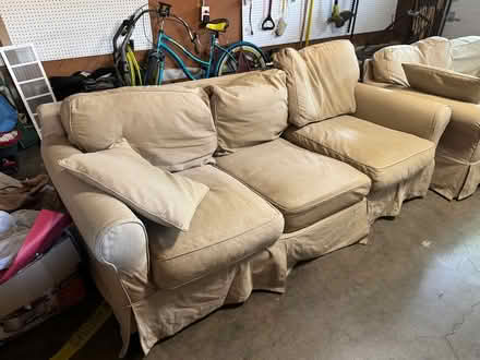 Photo of free Love seat and matching couch (Overland Park) #2