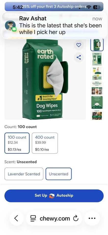 Photo of free Dog wipes (Bathurst and College) #1