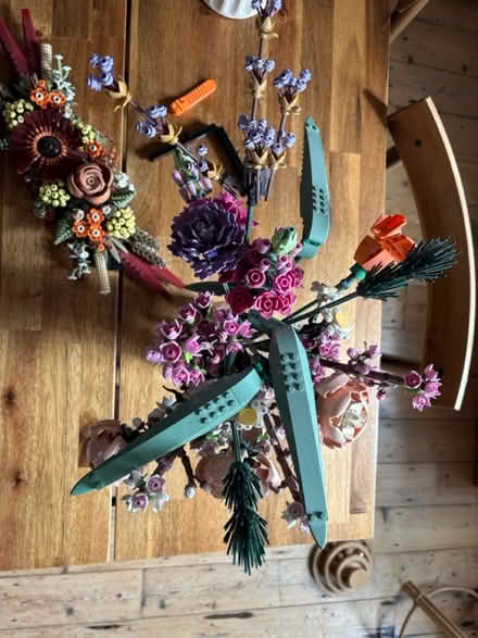 Photo of free 3x assembled Lego flower sets (South Bank SE1) #2
