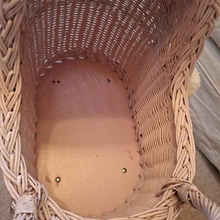 Photo of free Pink wicker dolls pram / cot (CB4 3RS) #4