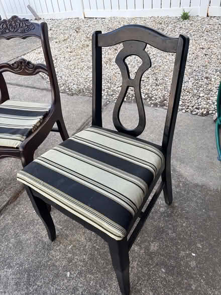 Photo of free 4 solid wood chairs (North wildwood NJ) #1