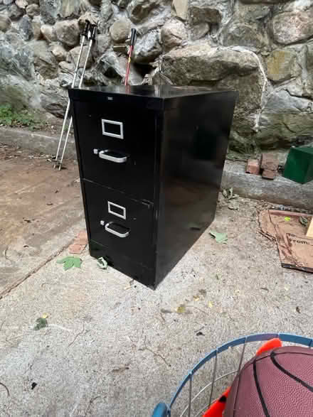 Photo of free Two-drawer filing cabinet (East Watertown) #1