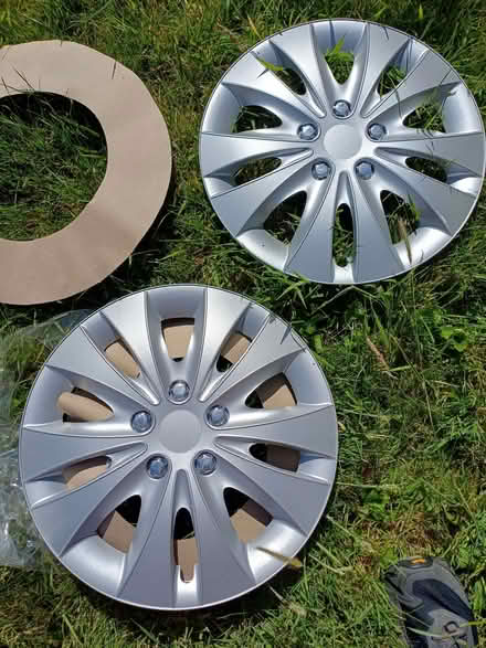 Photo of free ​2 Brand New Halfords Atlanta 16" Wheel Trims (Orgreave S13) #1