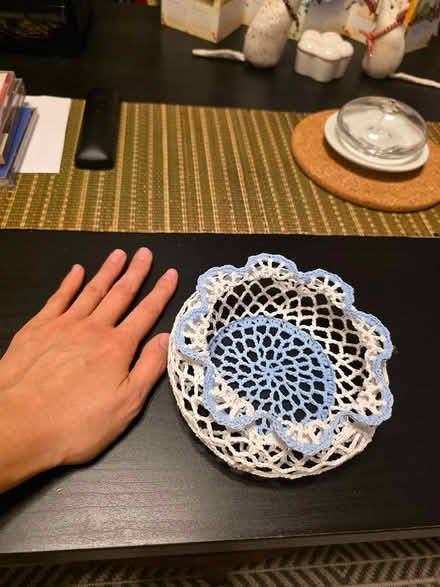 Photo of free goldfish bowl crocheted decoration (New Milford, NJ) #1