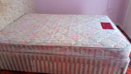 Photo of free Double divan bed and mattress (Epping CM16) #1